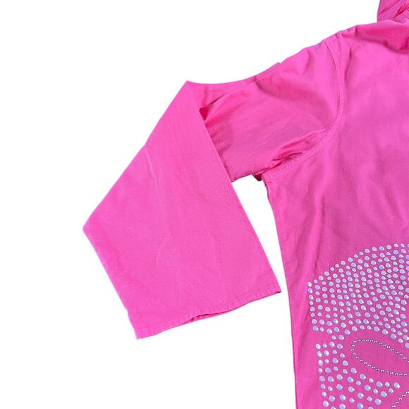 Sea Salt Hot Pink Sand Dollar Swimsuit Coverup Hooded Tunic Size XL Beach Resort - Picture 4 of 8